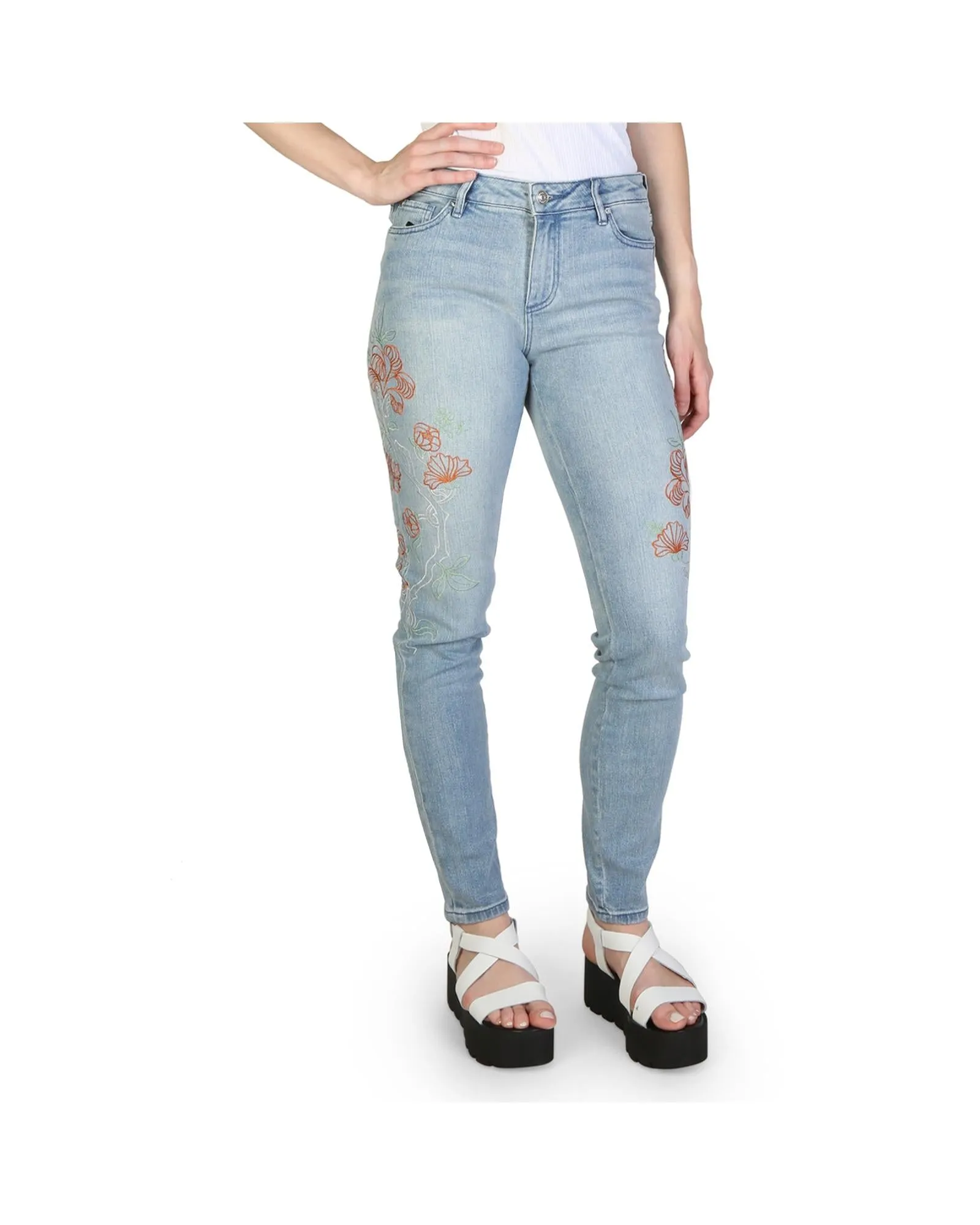 Armani Exchange Women's Floral Skinny Jeans