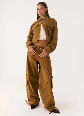 Back In Time Cargo Pant - Brown