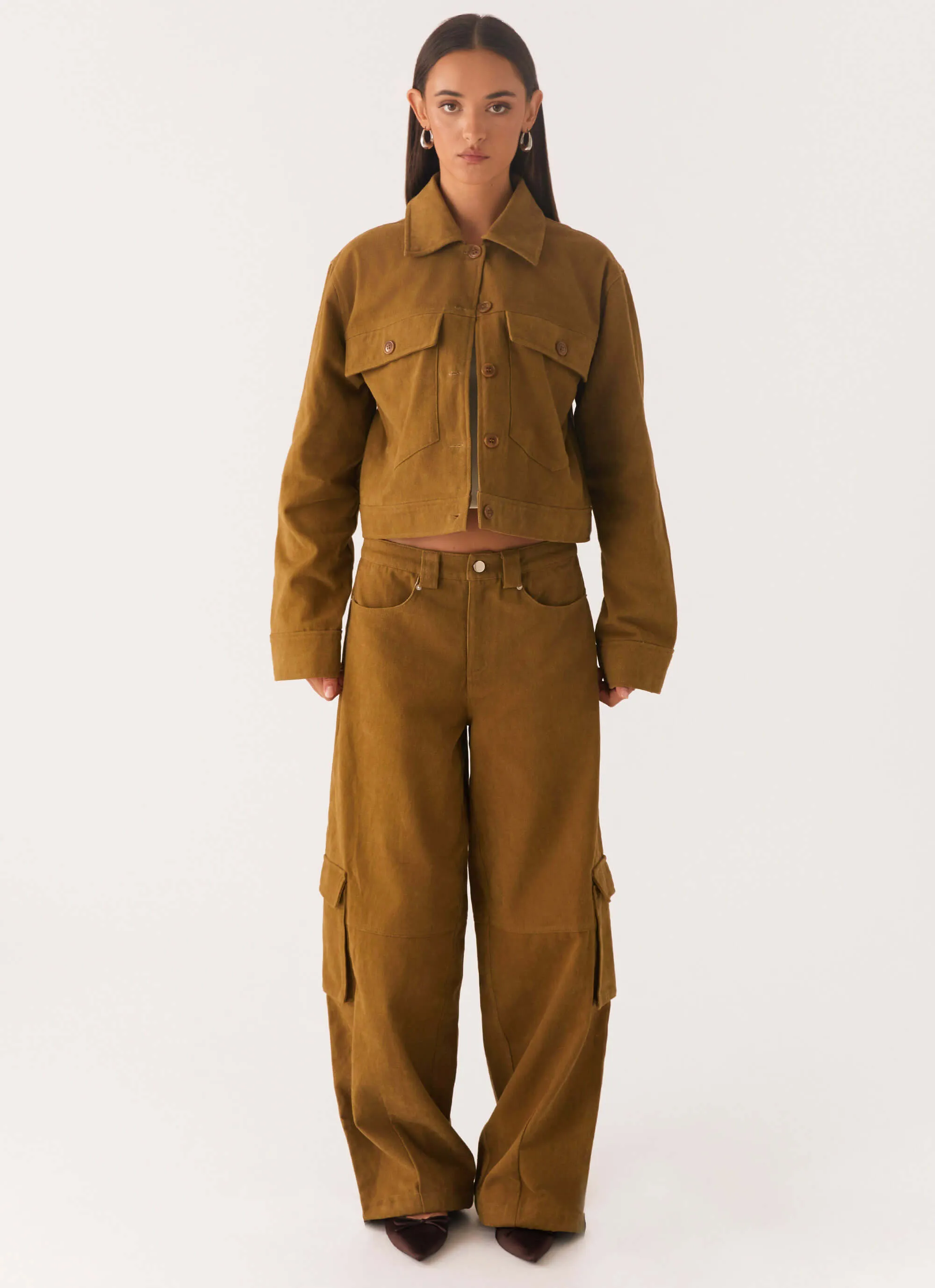 Back In Time Cargo Pant - Brown