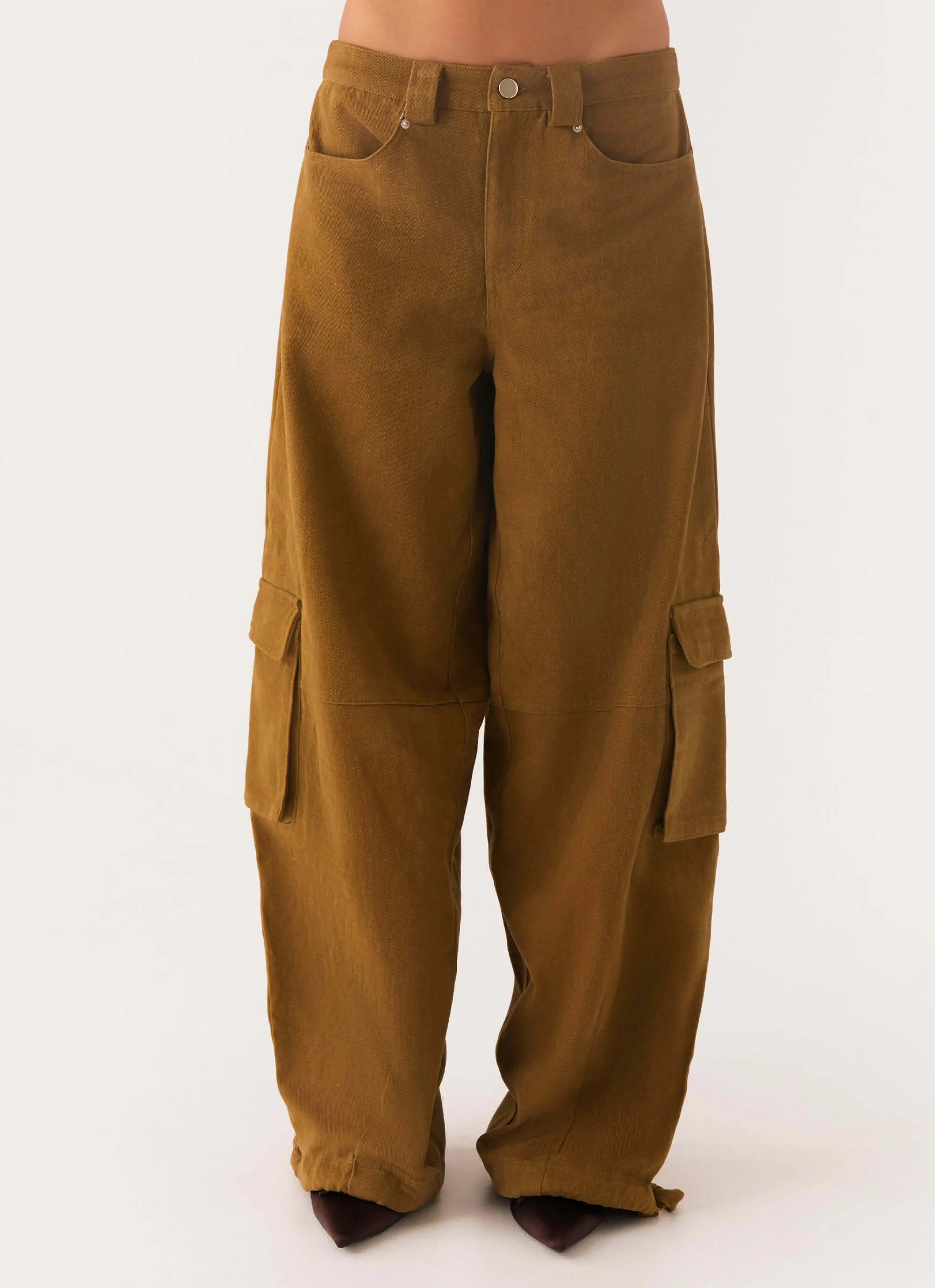 Back In Time Cargo Pant - Brown