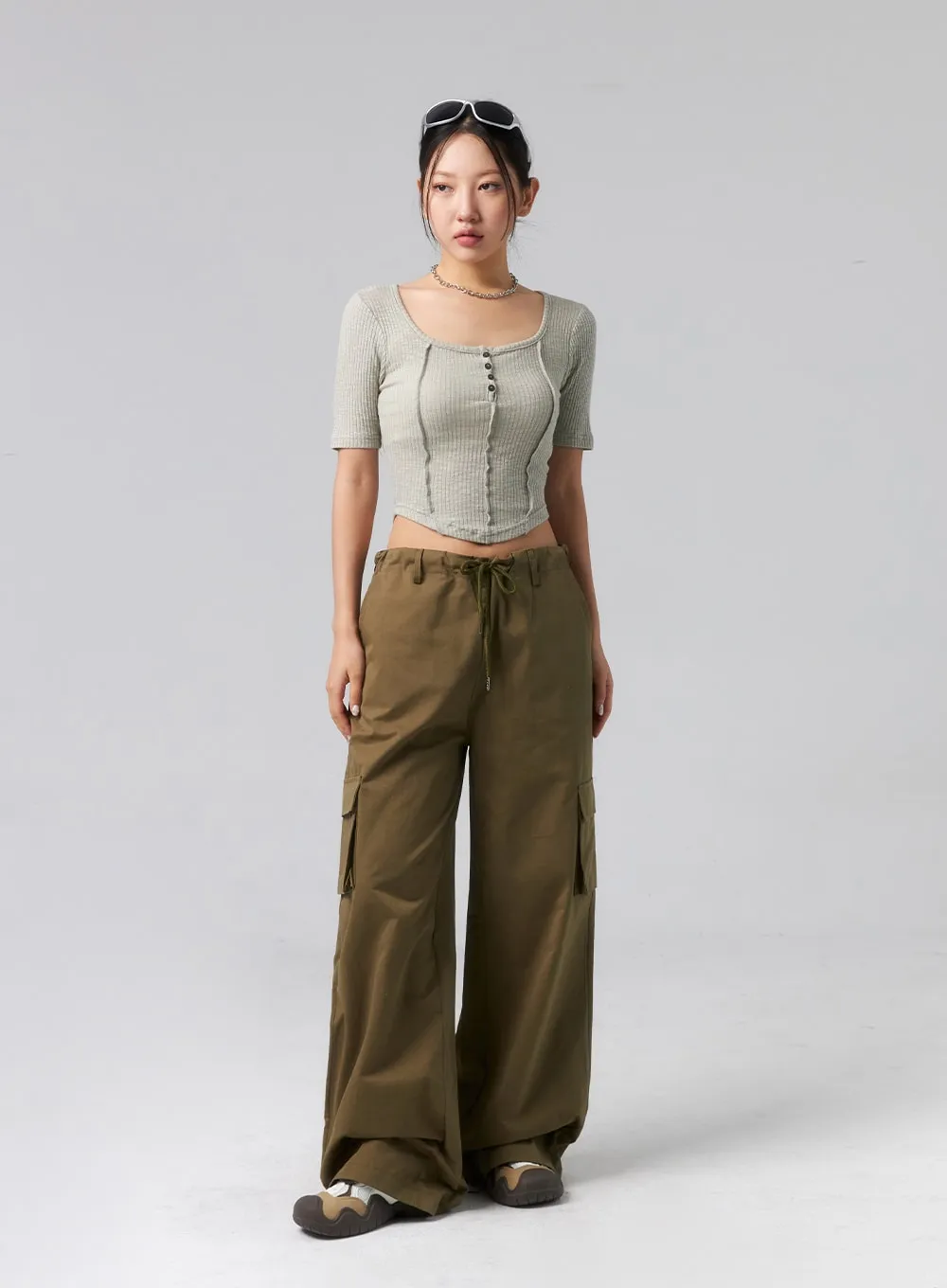 Baggy Cargo Pants CL319