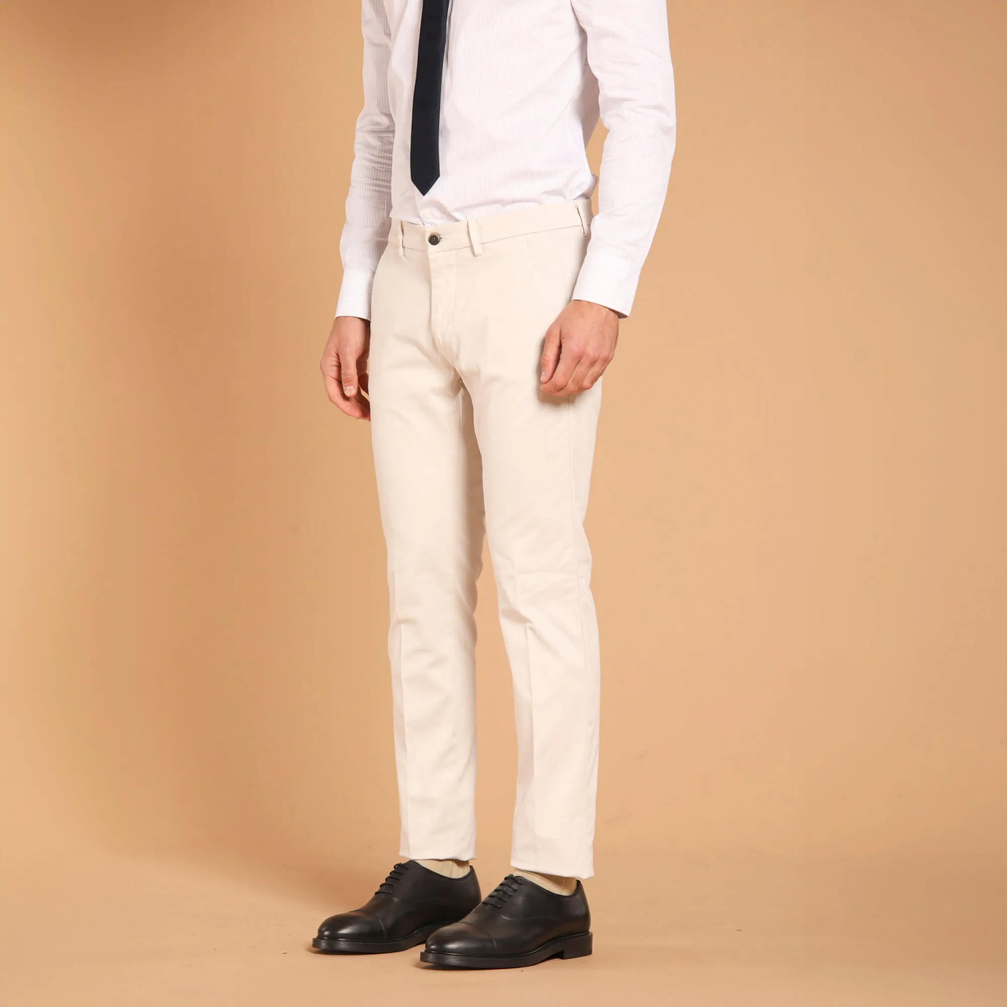 Bone Twill Stretch Slim Fit Chino - Mason's