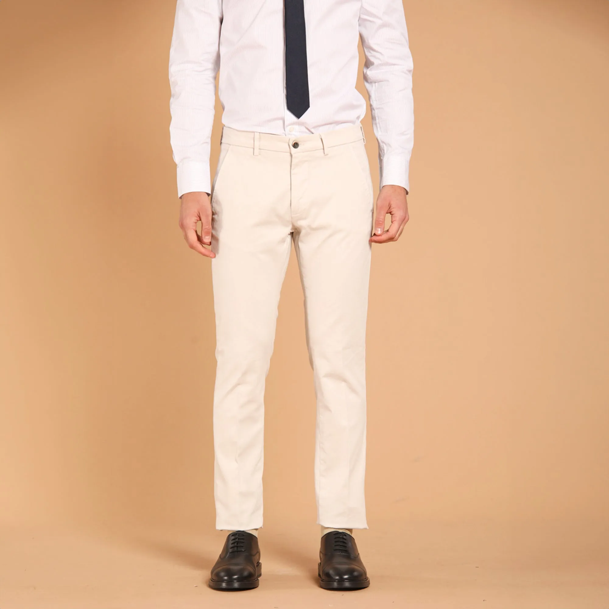 Bone Twill Stretch Slim Fit Chino - Mason's