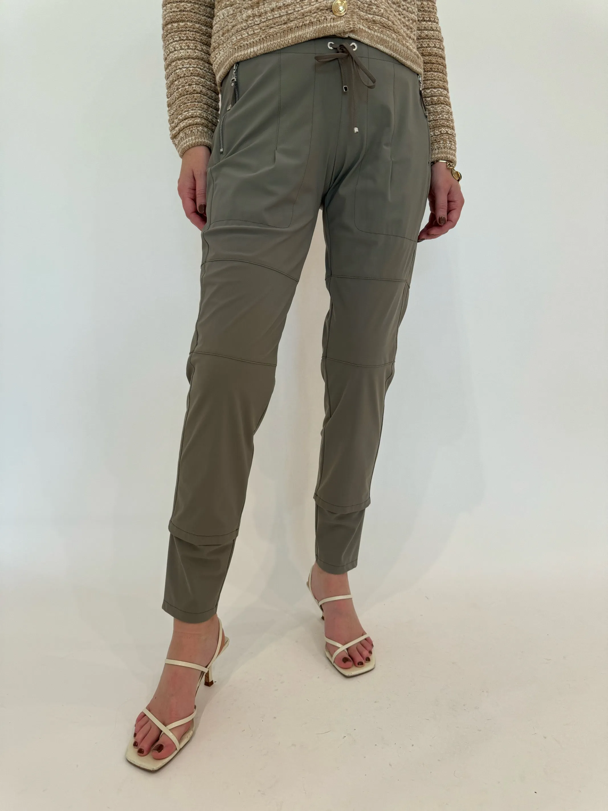 Candy Pants - Green Grey