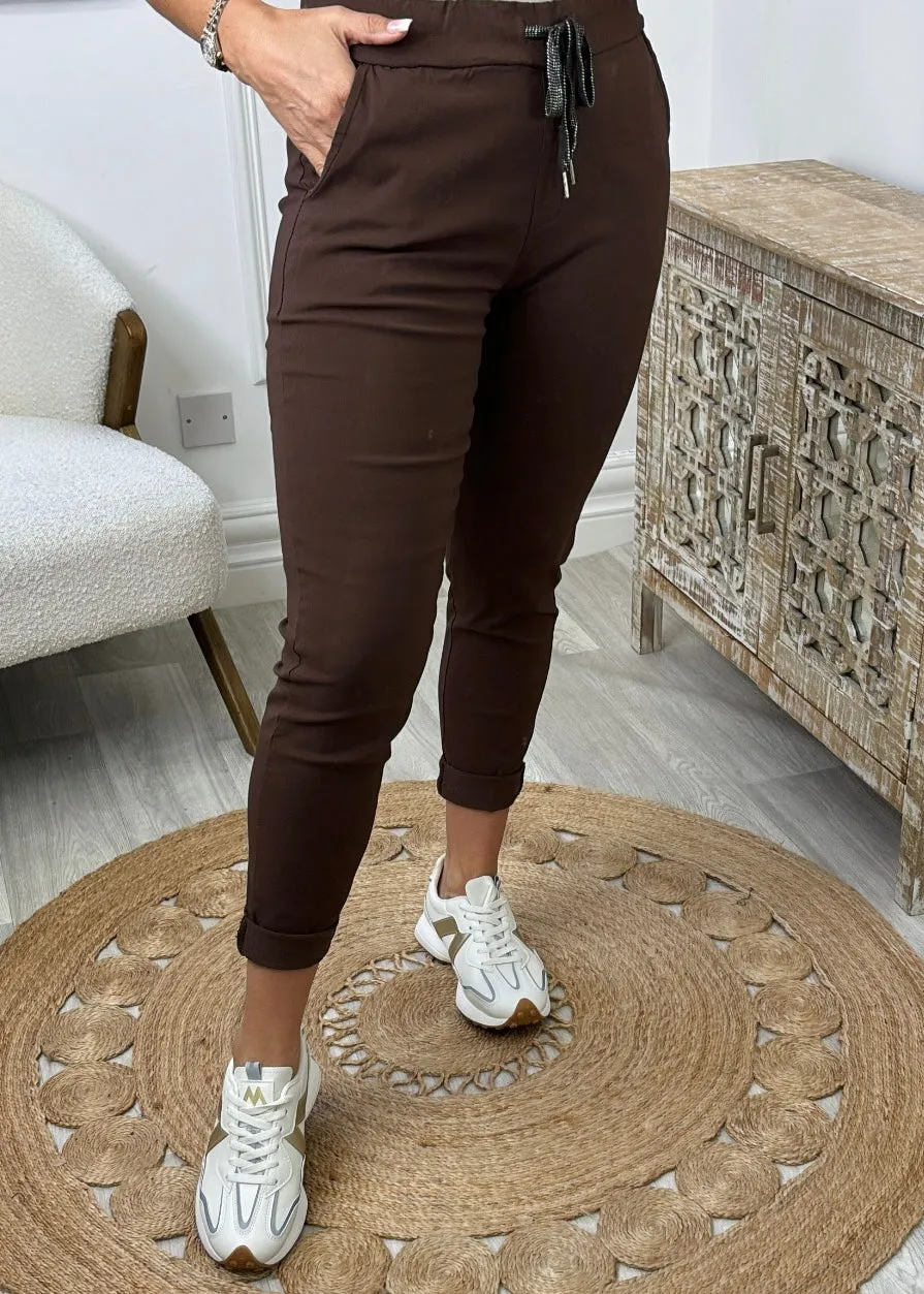 Caroline Brown Chino Joggers