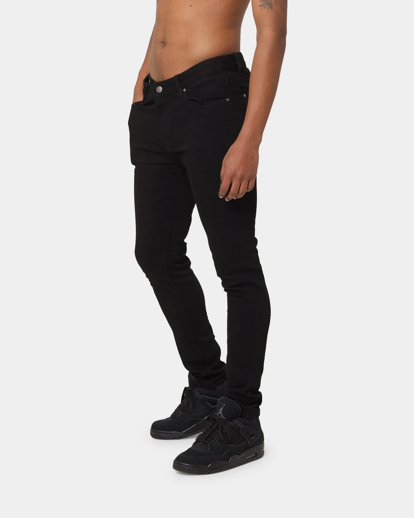 Carré Tradition Skinny Jeans Black