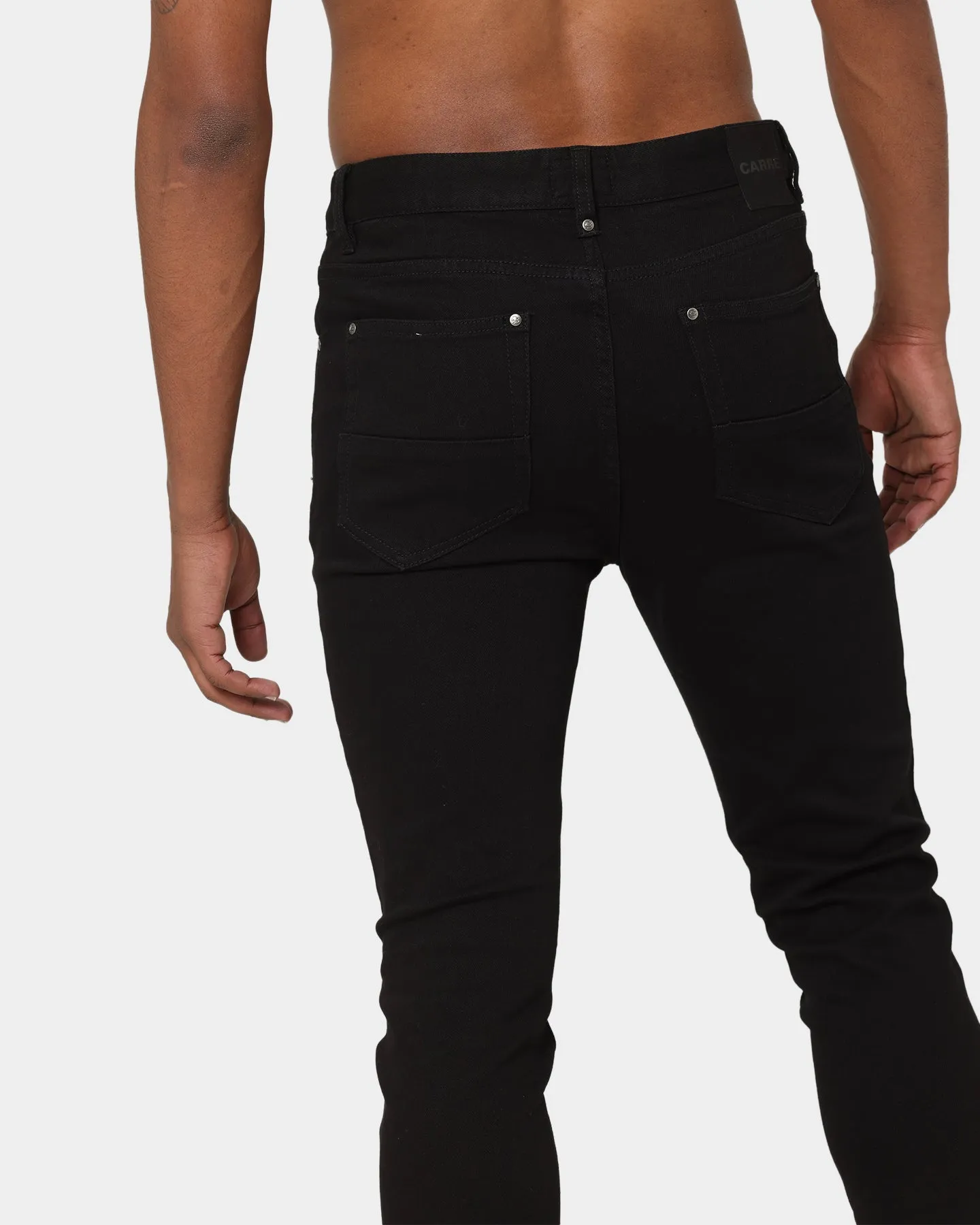 Carré Tradition Skinny Jeans Black