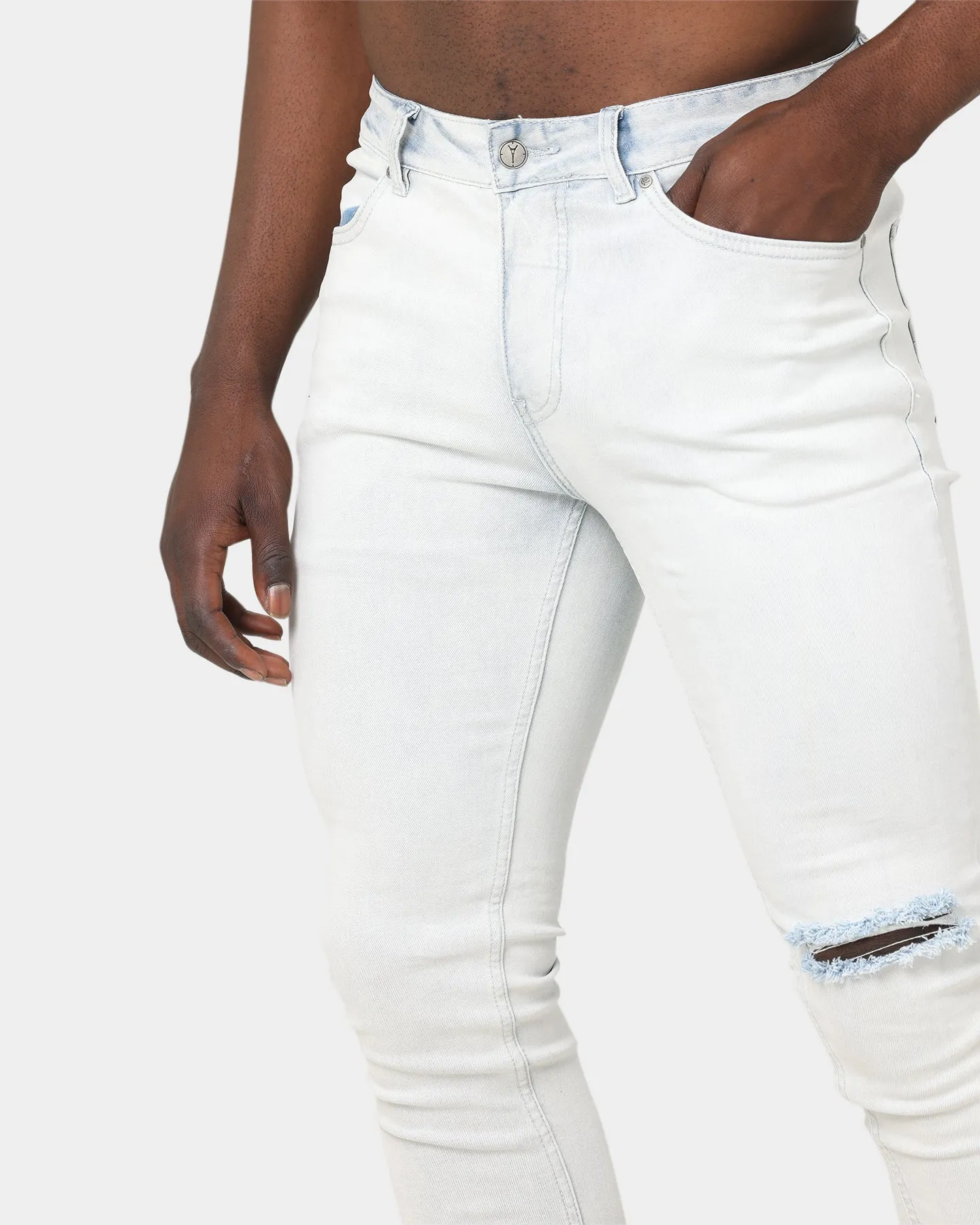 Carre Étoiles Skinny Jeans Superwash Blue