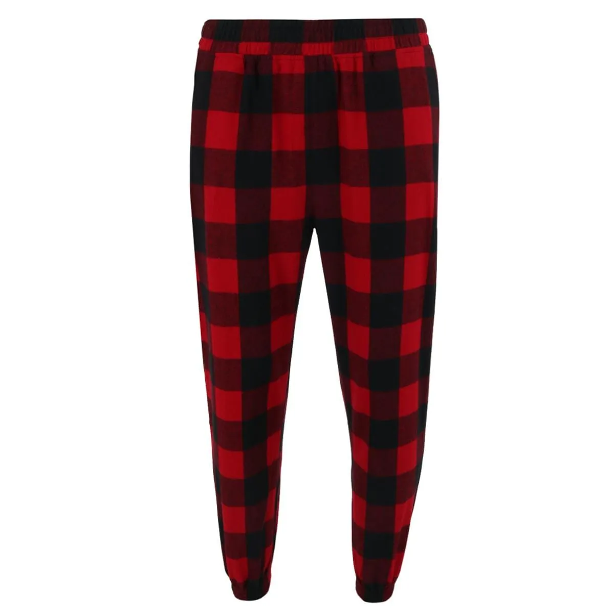 CTM® Men's Flannel Plaid Jogger Pant