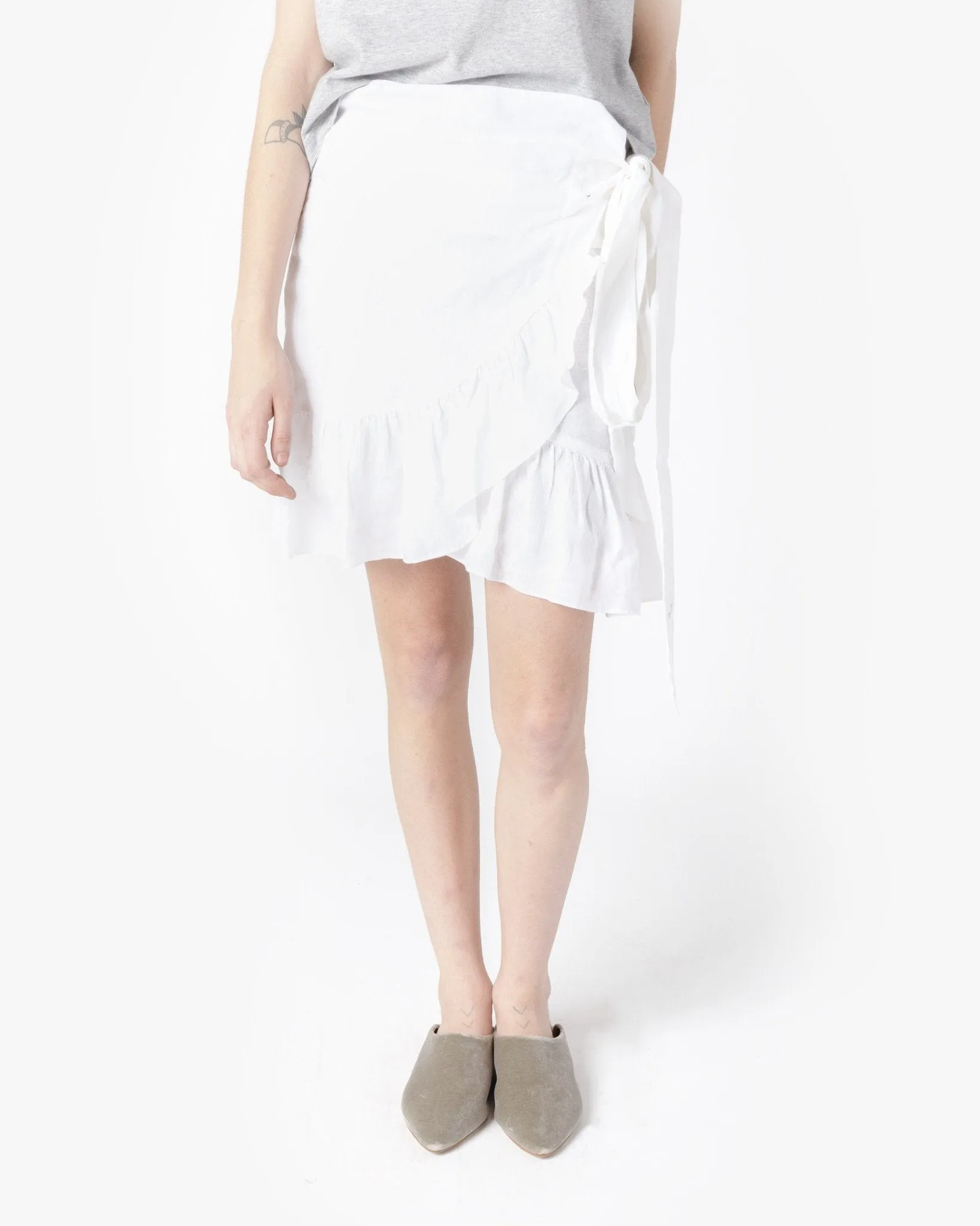 Dempster Skirt in White