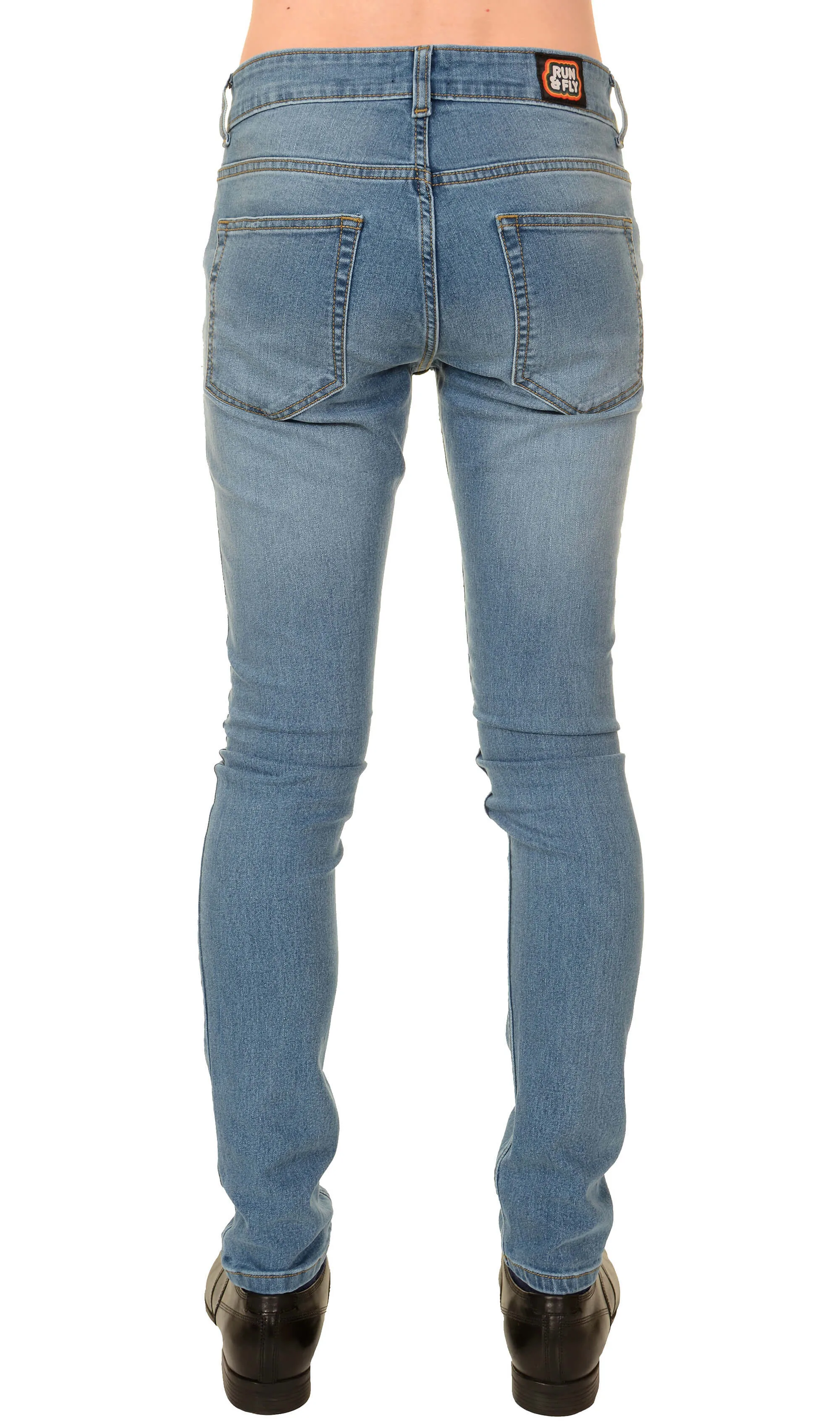 Distressed Denim Skinny Fit Jeans