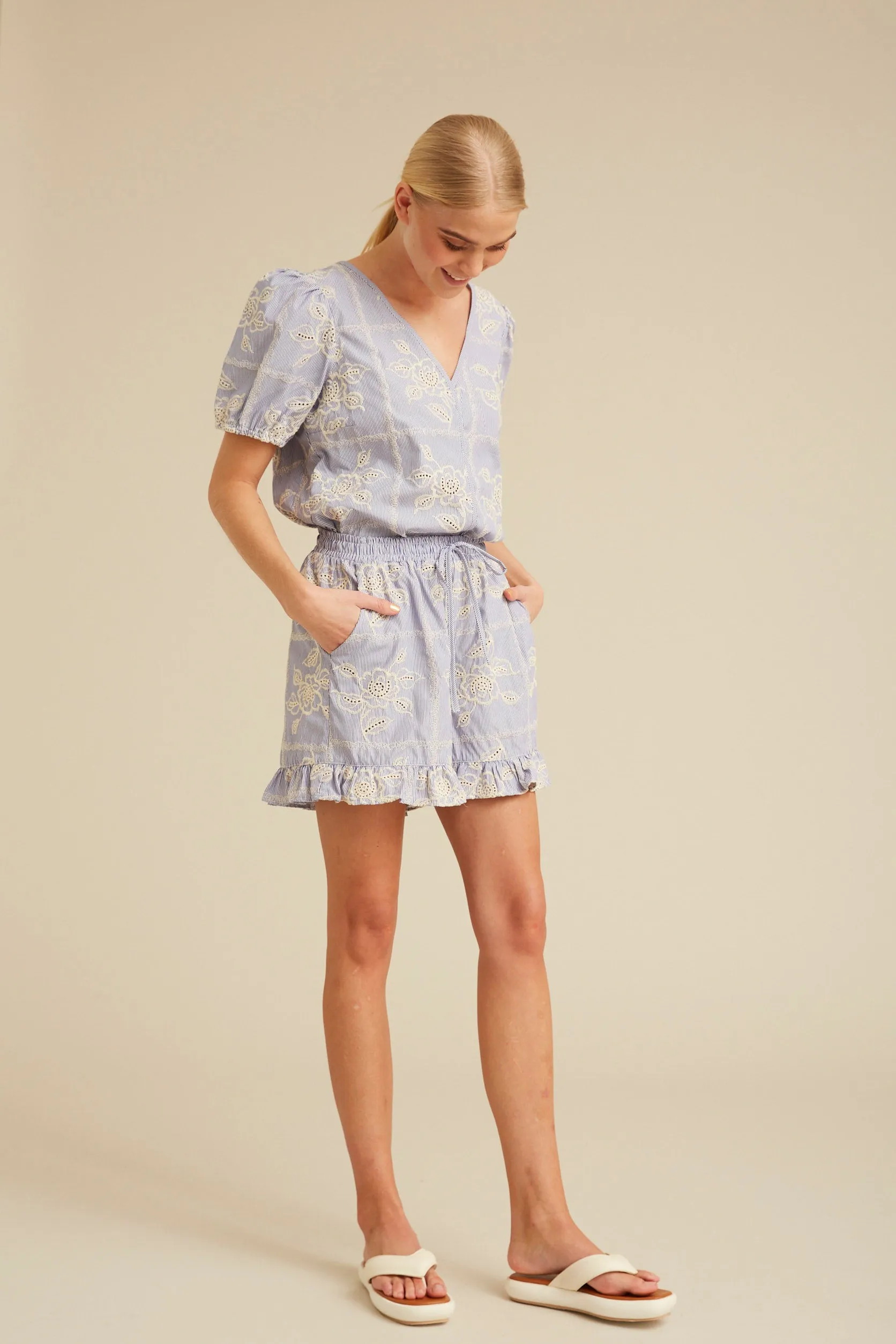 Ditte shorts - Blue