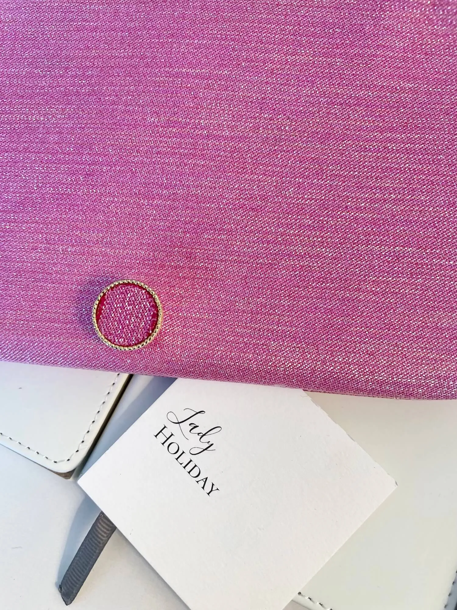 Flirty gal 1960's pink lame clutch bag...what a color!