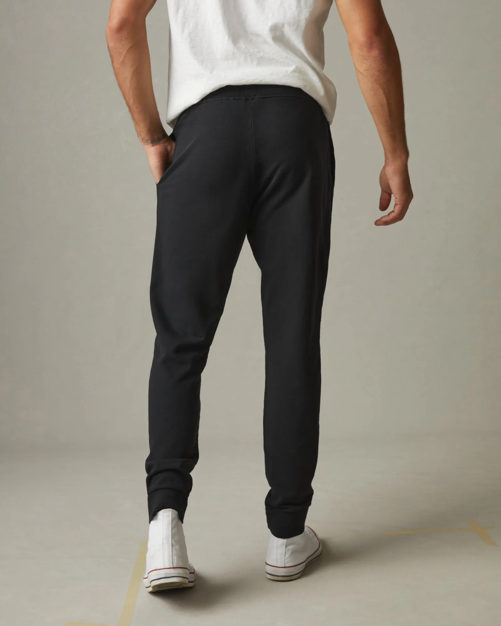 French Terry Jogger - Black