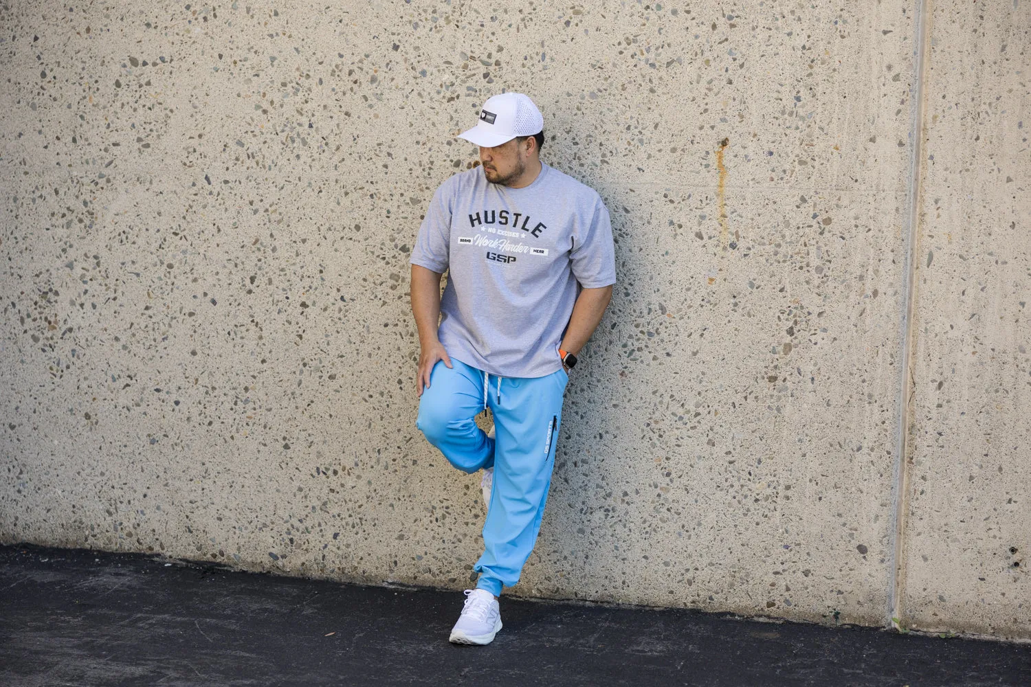 GS Sports Tech Jogger Pants (Short) - Powder Blue