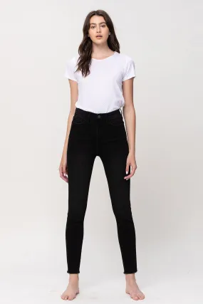 Hi Rise Ankle Skinny - Black