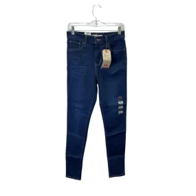 Jeans Skinny By Levis In Blue Denim, Size:6L