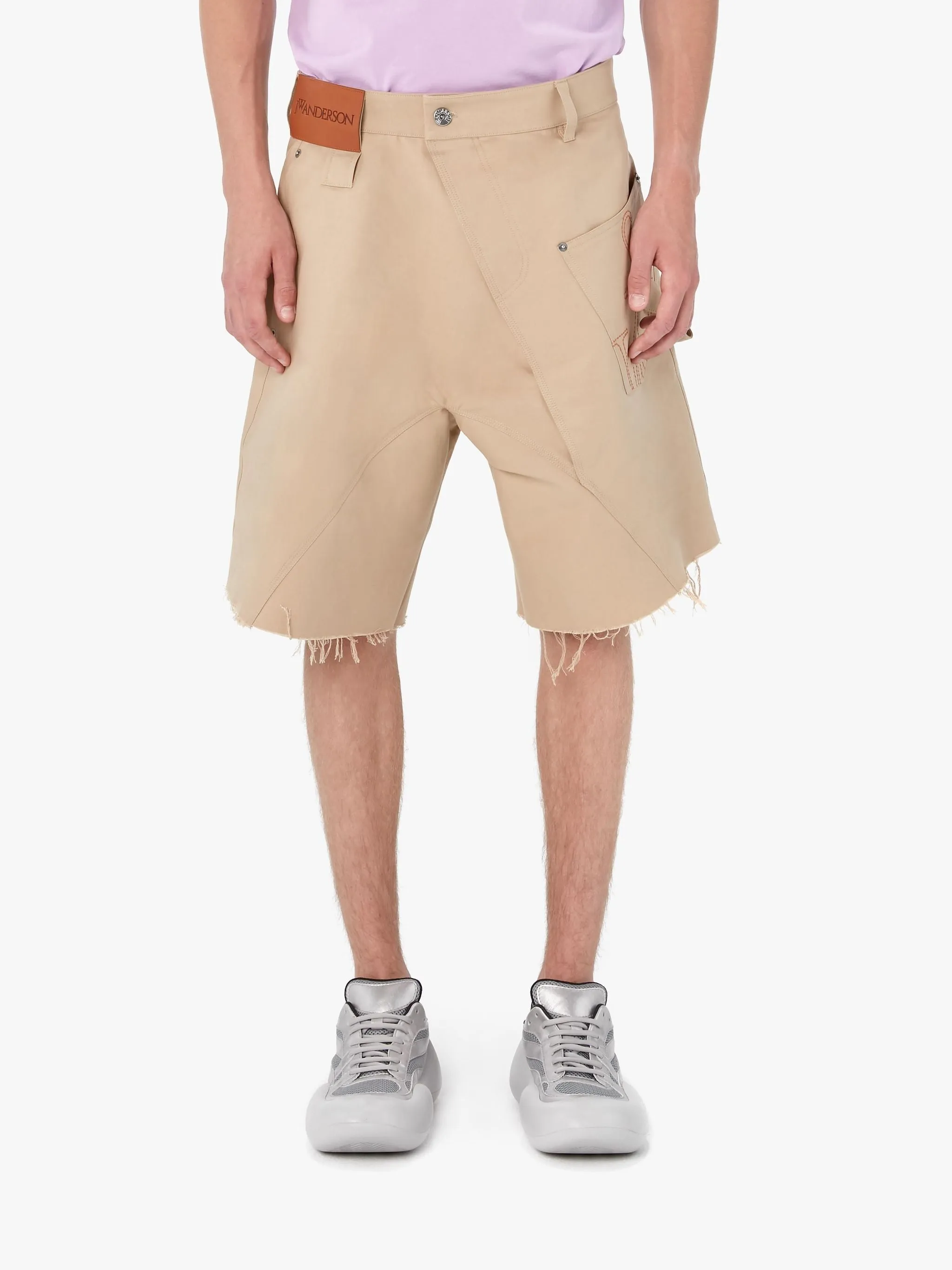 JW Anderson chino shorts, beige