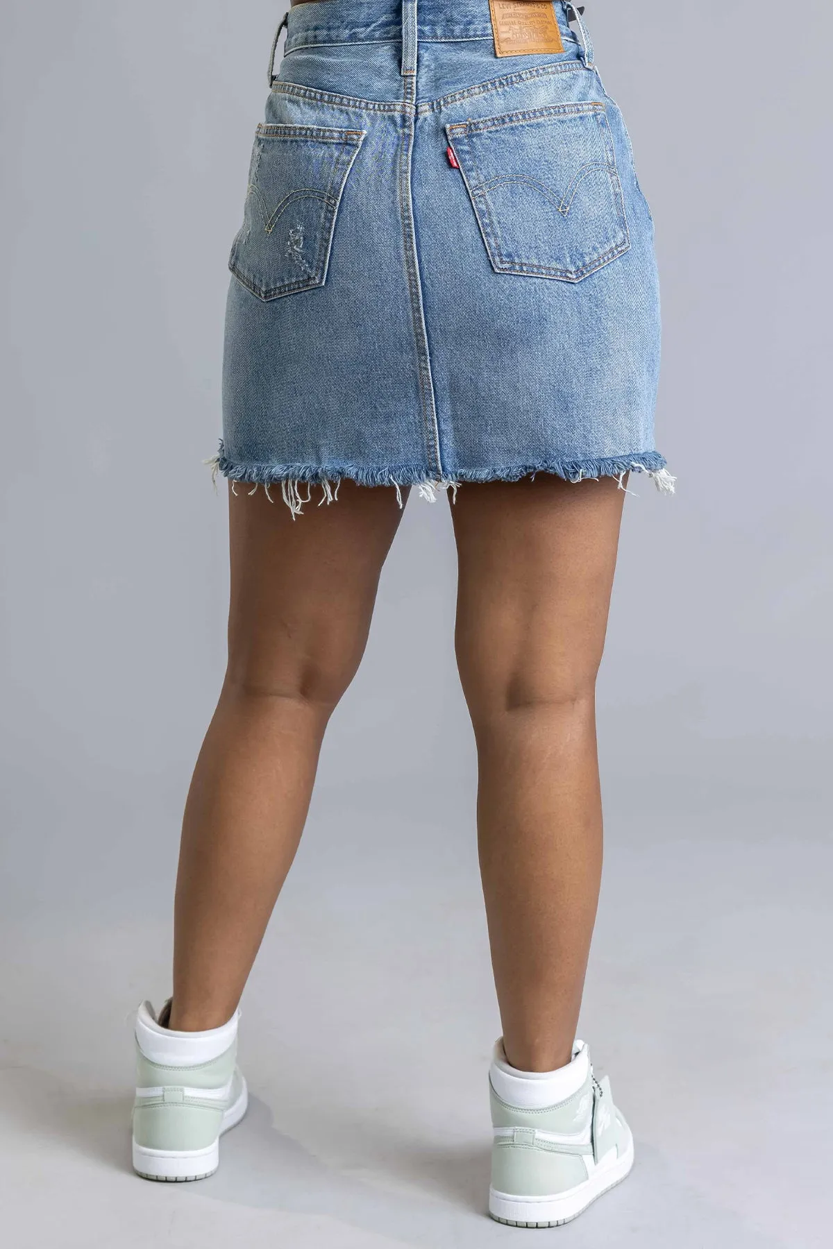 LEVIS SHREDDED SKIRT