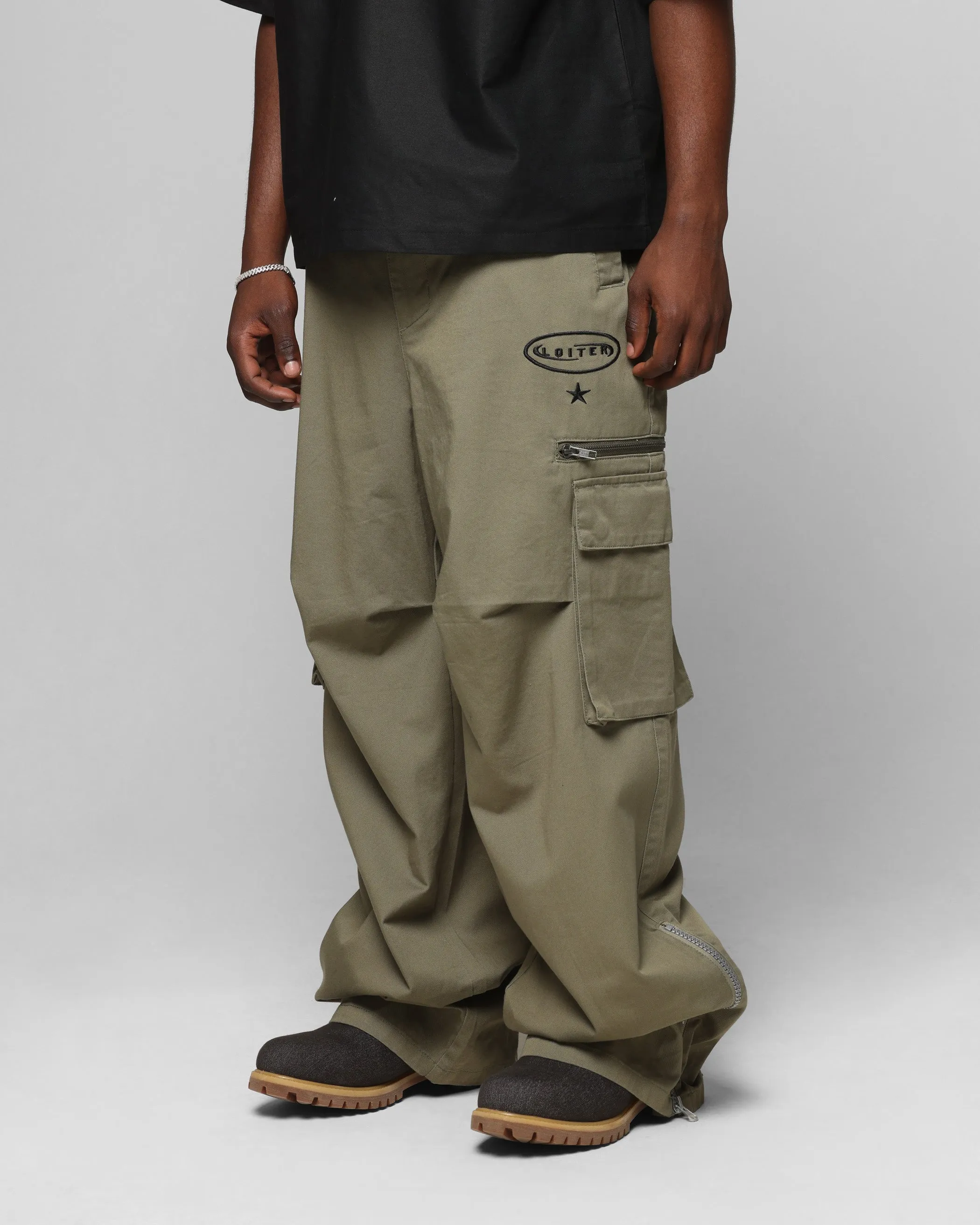 Loiter Shadow Cargo Pants Khaki