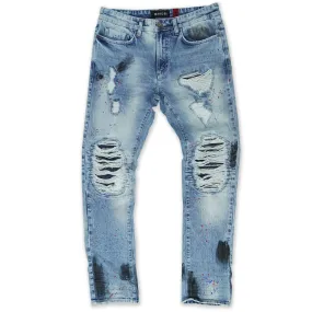 M1920 Zuma Shredded Jeans - Light Wash