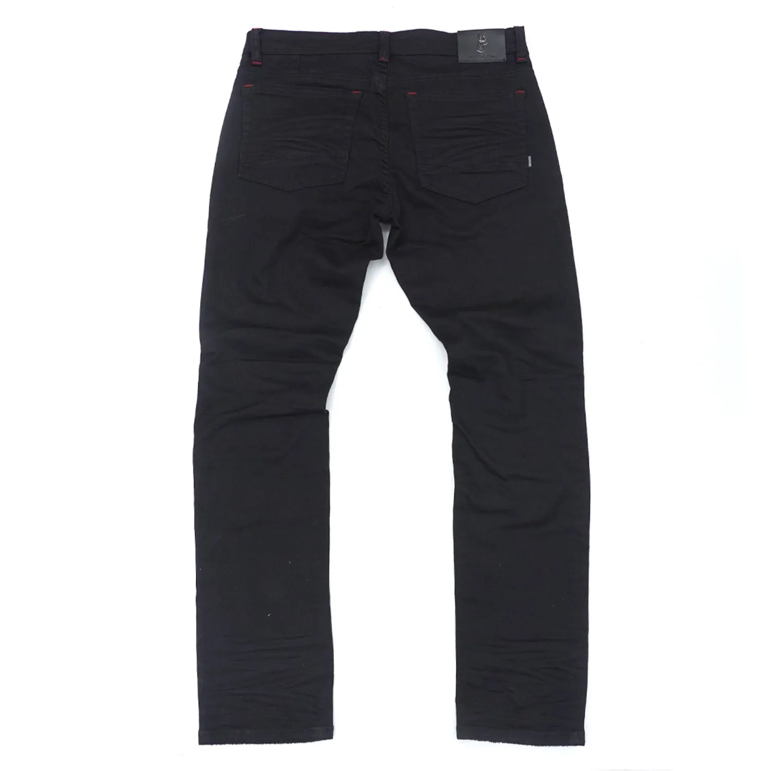 M1980 Cannon Shredded Denim Jeans - Black/Black