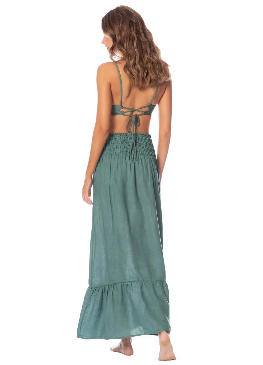 Maaji Eucalyptus Green Aubrey Long Skirt