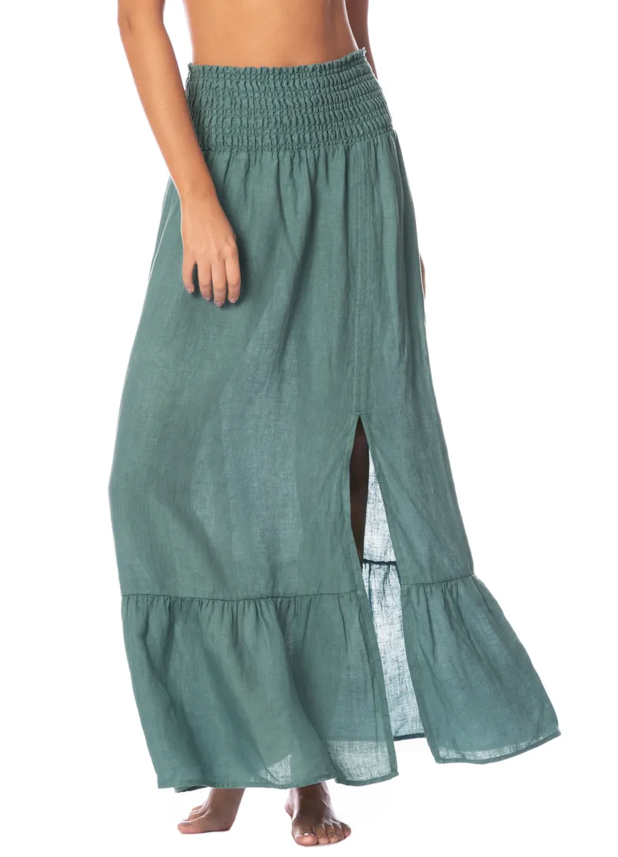 Maaji Eucalyptus Green Aubrey Long Skirt