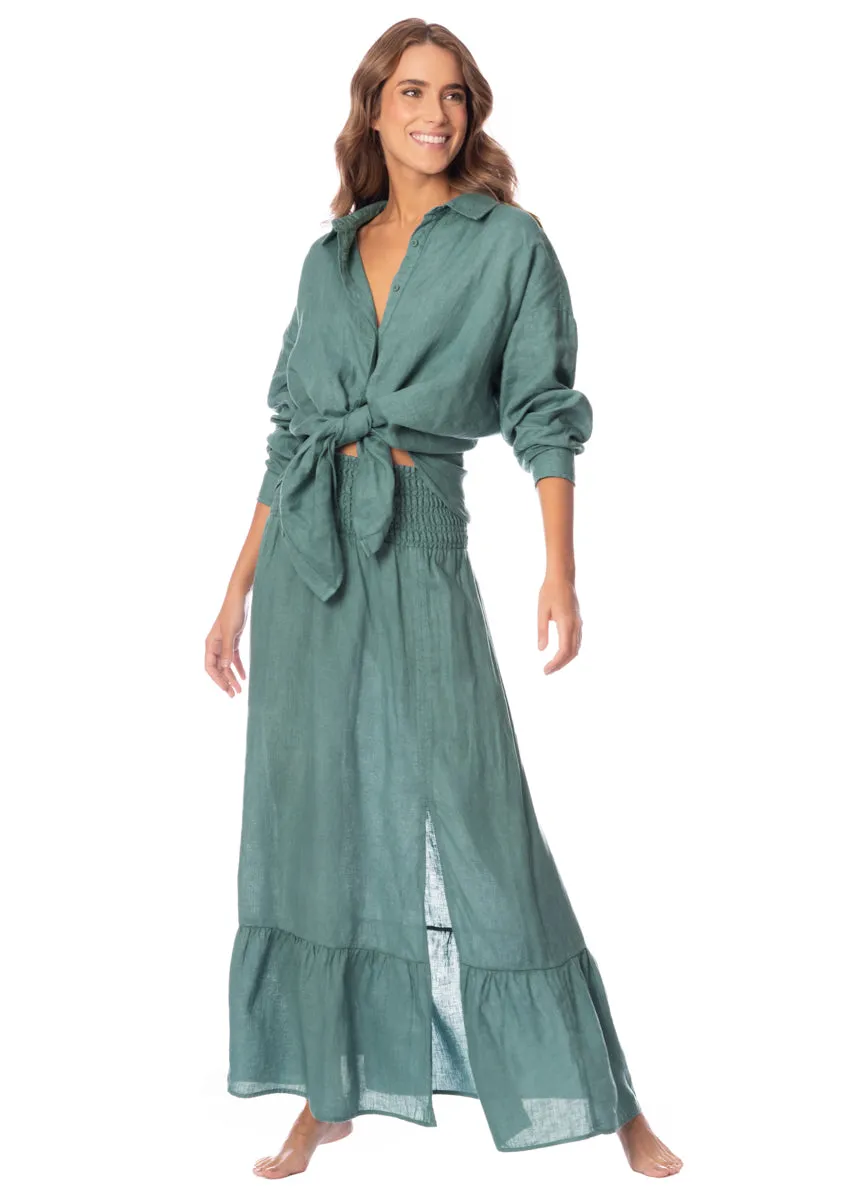 Maaji Eucalyptus Green Aubrey Long Skirt