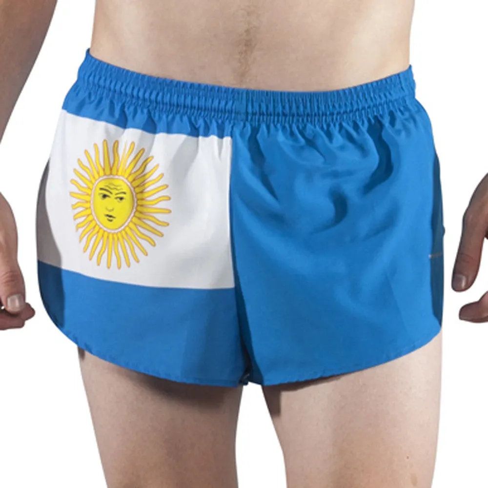 Men's Flag 1" Elite Split Shorts [A-B] - Argentina