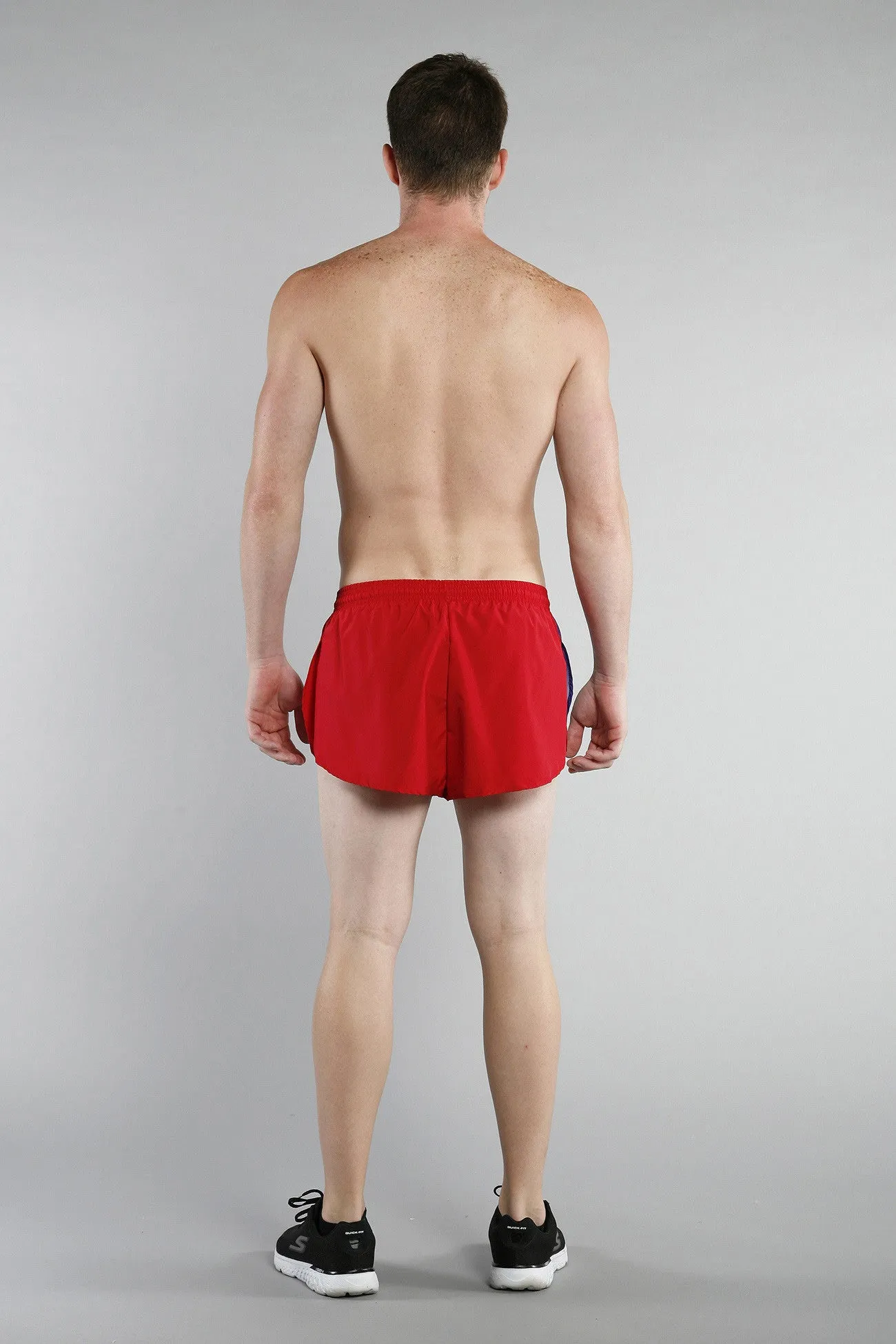 Men's Flag 1" Elite Split Shorts [G-I] - Georgia