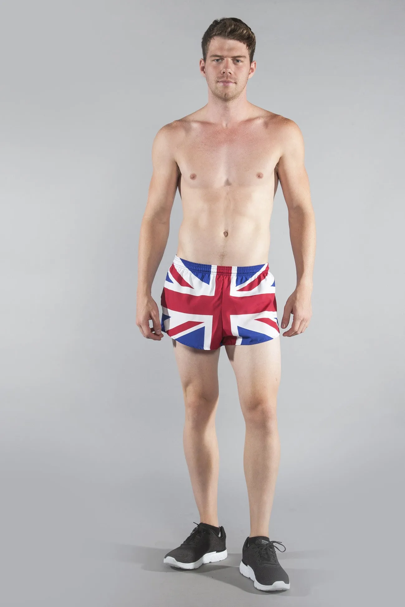 Men's Flag 1" Elite Split Shorts [G-I] - Great Britain