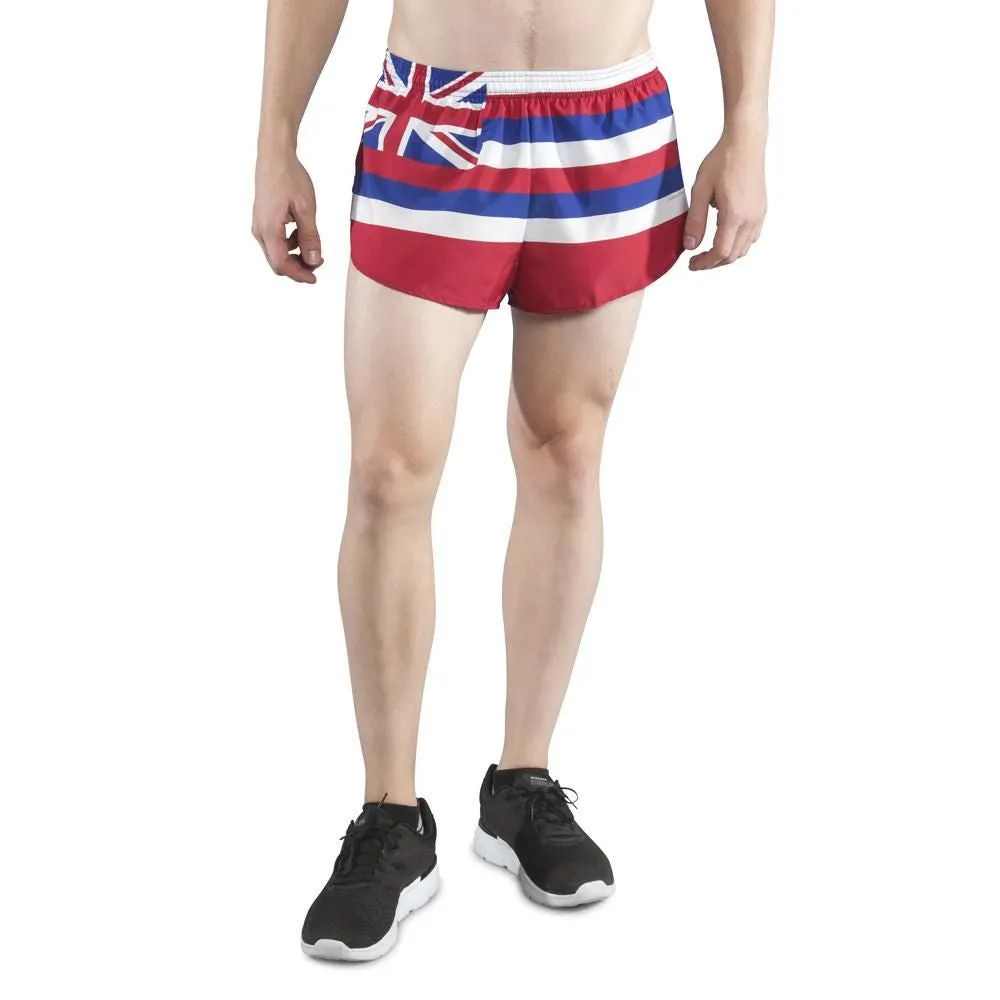 Men's Flag 1" Elite Split Shorts [G-I] - Hawaii