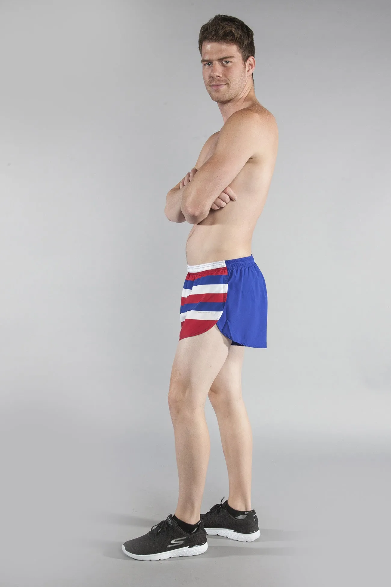 Men's Flag 1" Elite Split Shorts [G-I] - Hawaii