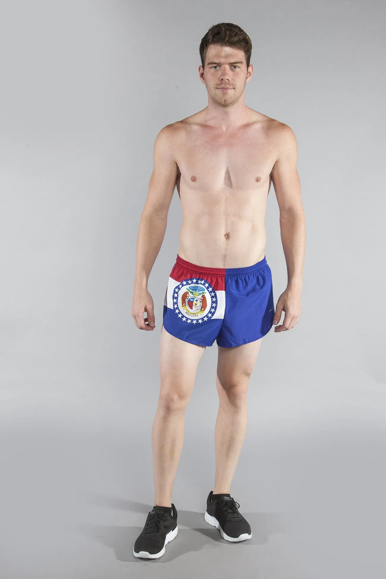 Men's Flag 1" Elite Split Shorts [M] - Missouri