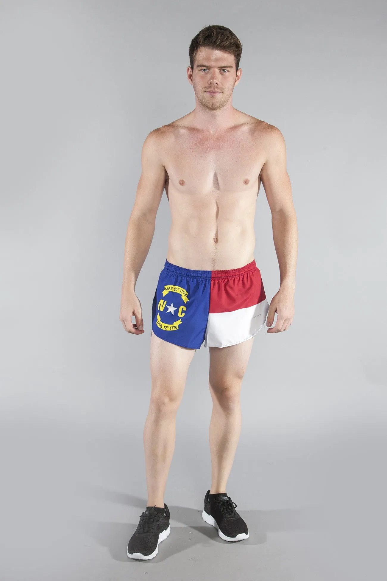 Men's Flag 1" Elite Split Shorts [N] - North Carolina