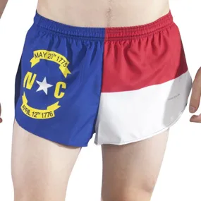 Men's Flag 1" Elite Split Shorts [N] - North Carolina