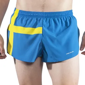 Men's Flag 1" Elite Split Shorts [S-T] - Sweden