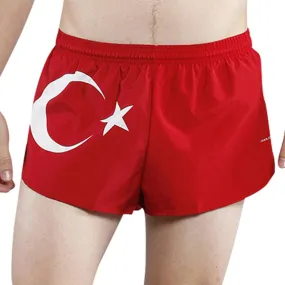 Men's Flag 1" Elite Split Shorts [S-T] - Turkey