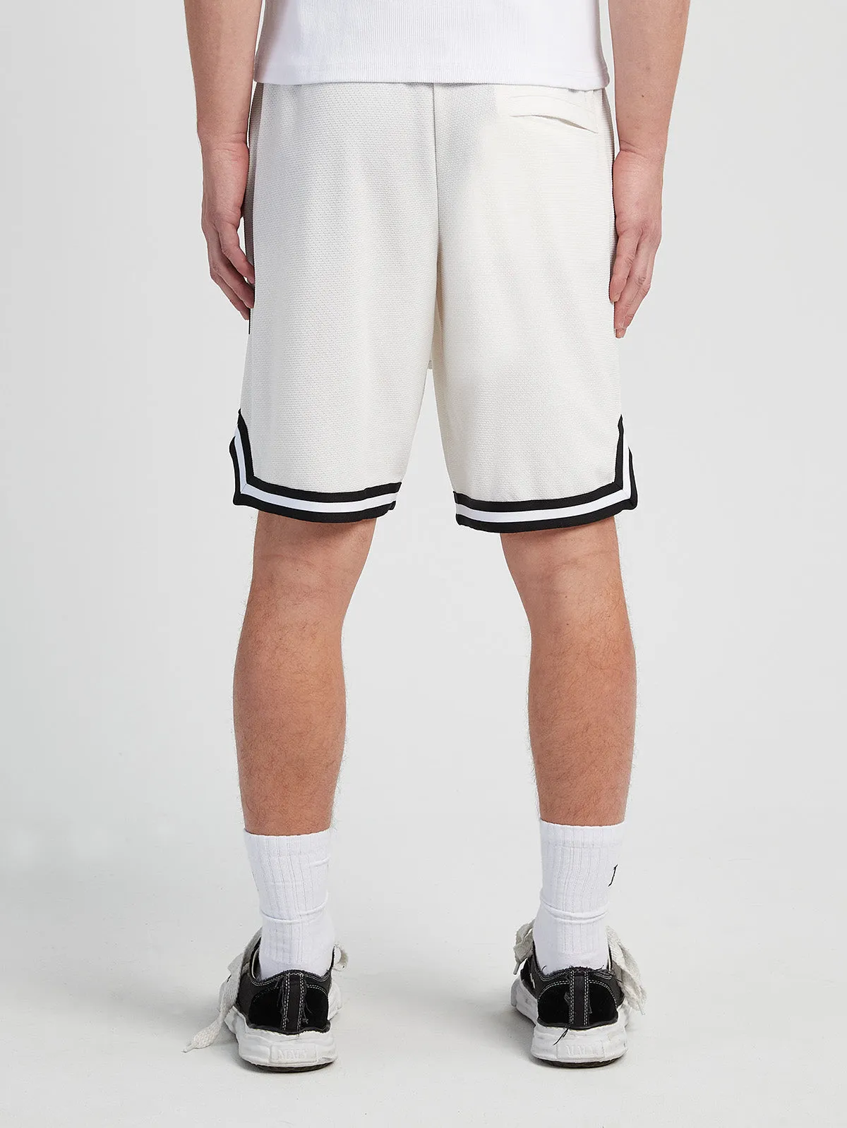 MESH SHORTS CREATIVE DEPT - OFF WHITE