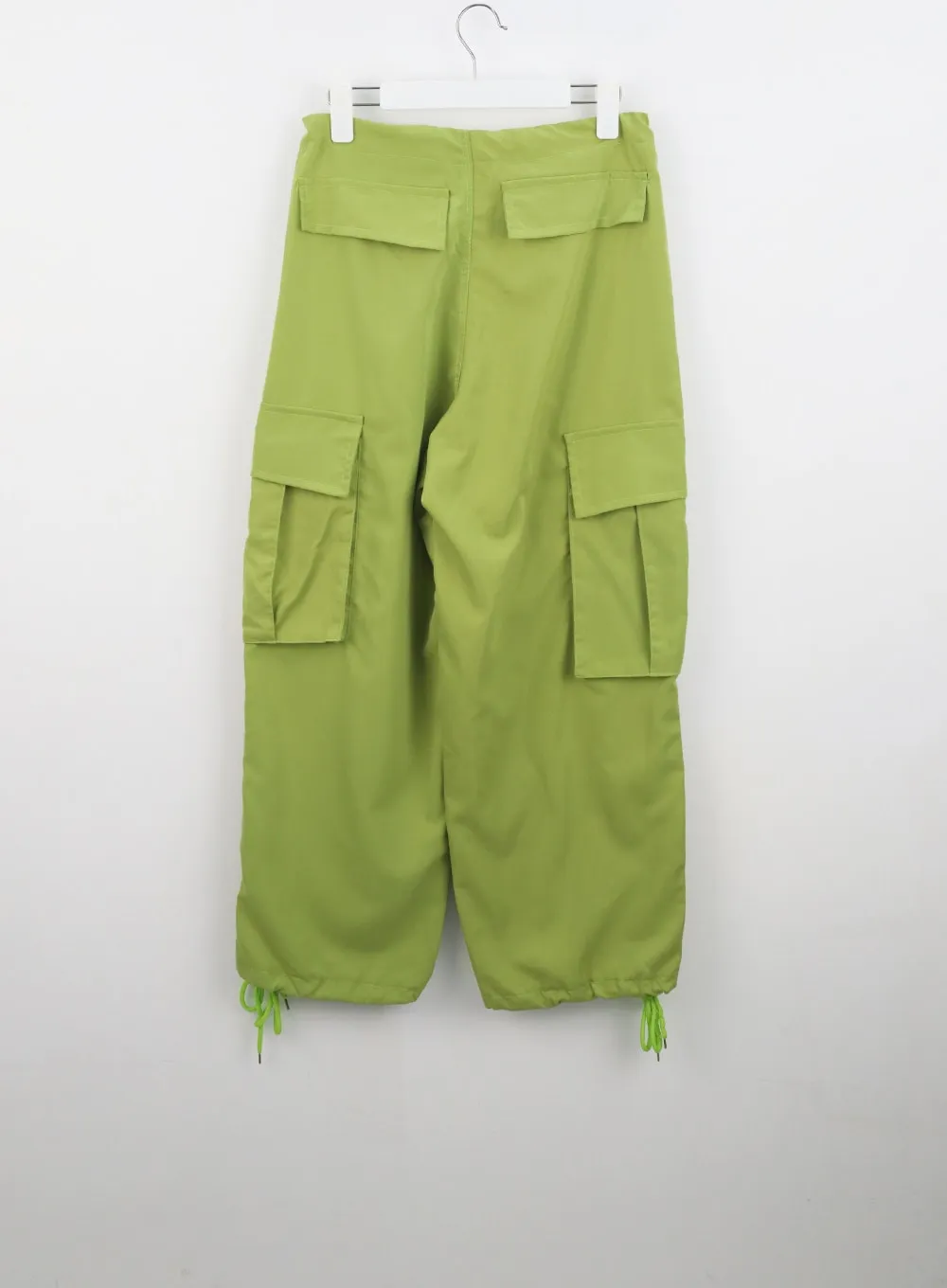 Nylon Baggy Cargo Pants IU330