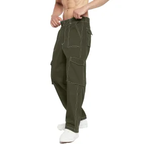 Olive Carpenter Cargo Pants