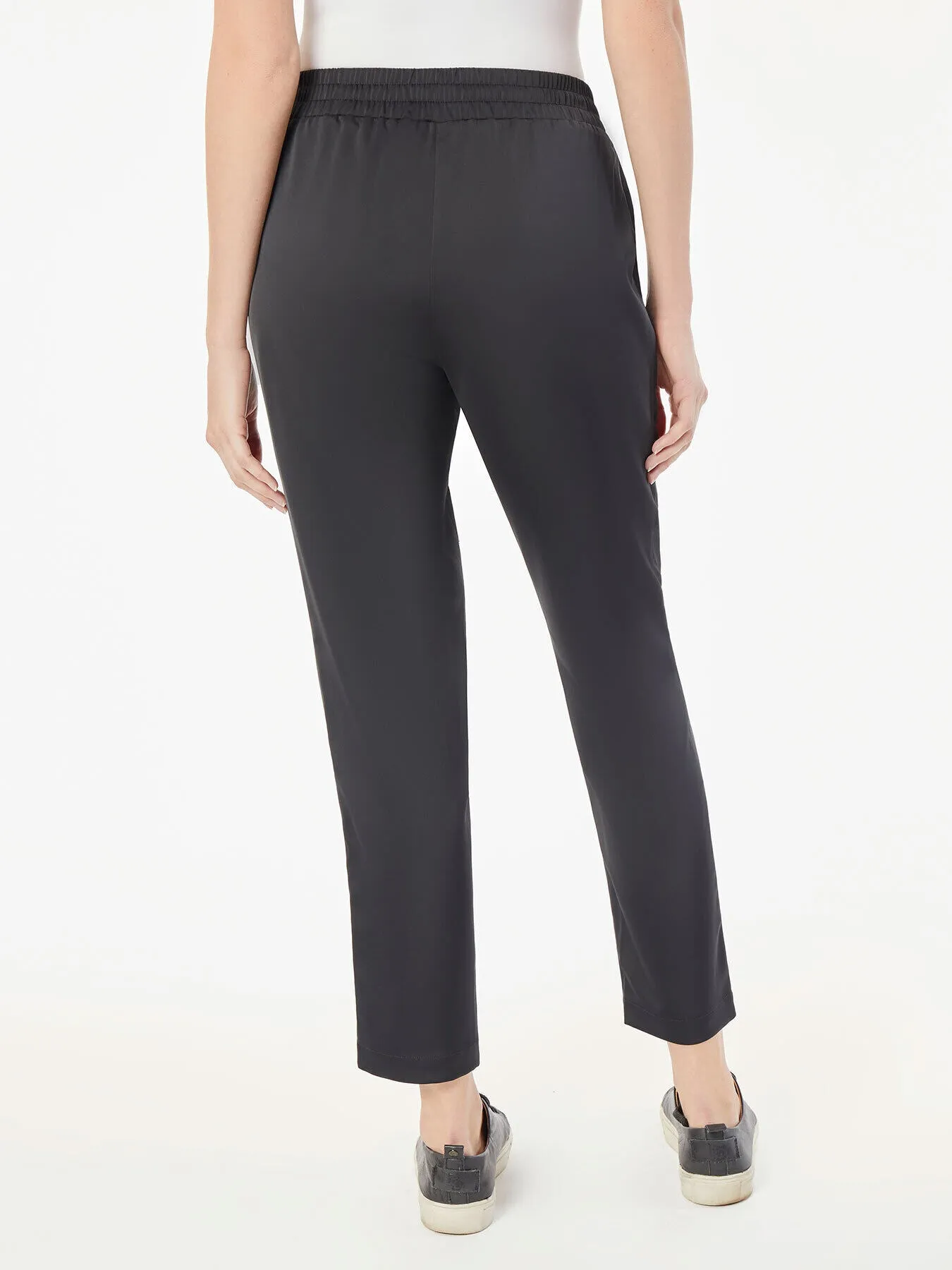 Pull-On Satin Jogger Pants