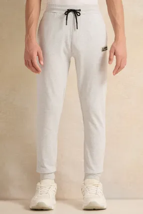 Senior Boys Basic Grey Track Pants