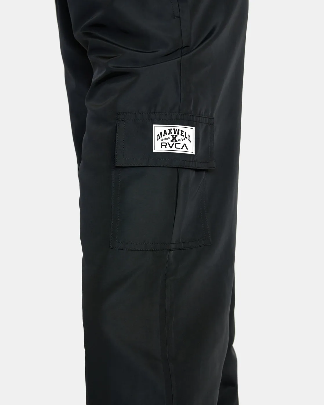 Swish Cargo Track Pants - RVCA Black