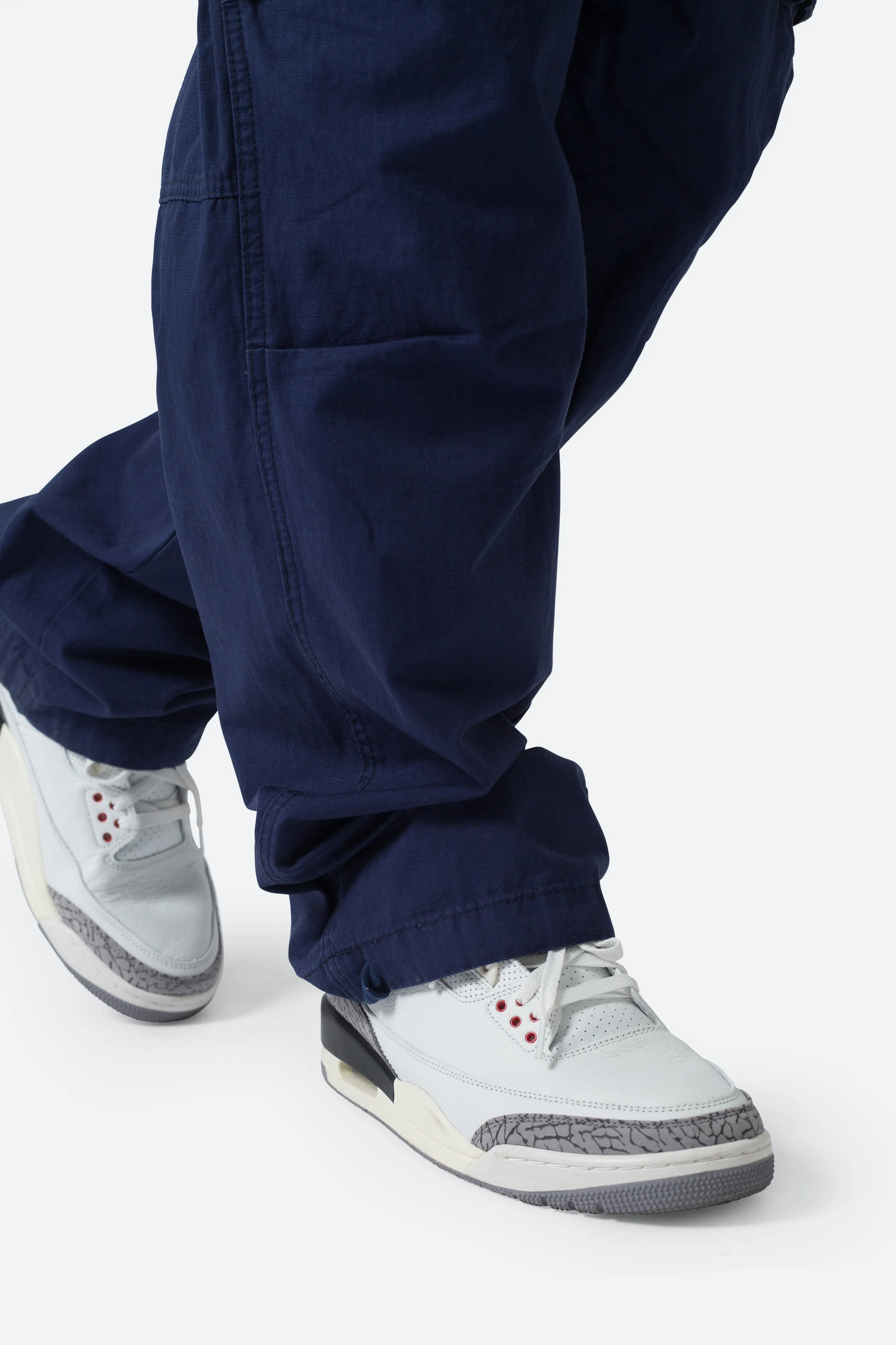 Ultra Baggy Vintage Cargo Pants - Navy