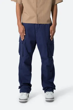 Ultra Baggy Vintage Cargo Pants - Navy