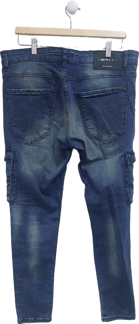 Uniplay Blue Skinny Fit Jeans W34 L34