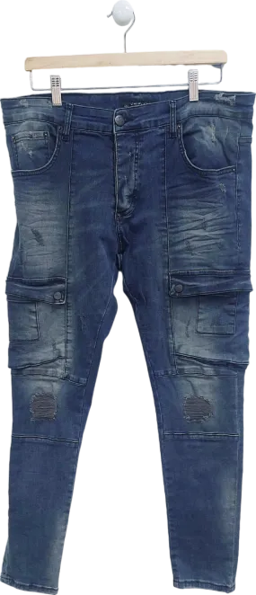 Uniplay Blue Skinny Fit Jeans W34 L34