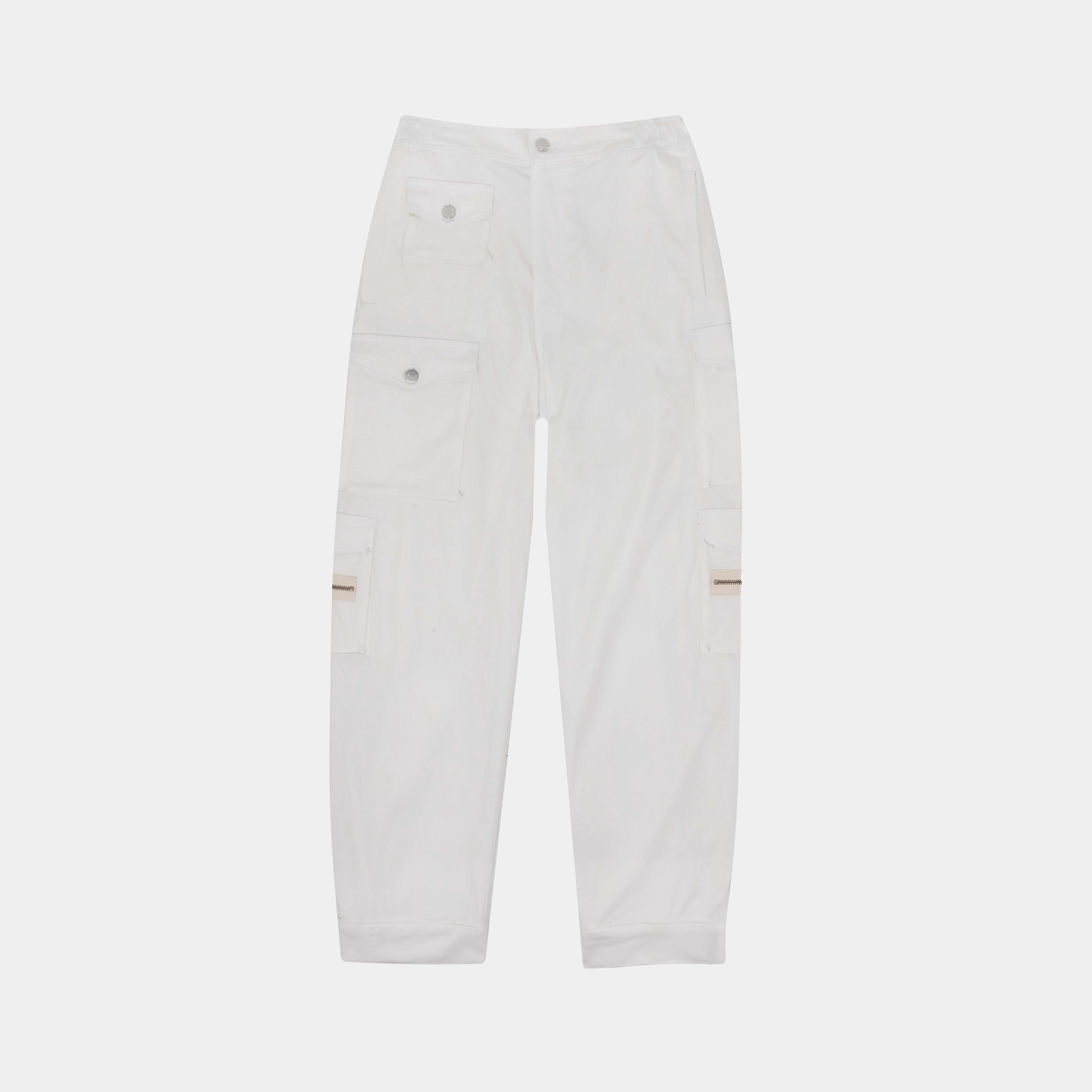 White Cargo Pants